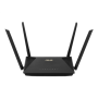 Wireless AX1800 Dual Band Gigabit Router, UK , RT-AX53U , 1201+600 Mbit/s , Ethernet LAN (RJ-45) ports 4 , Mesh Support No , MU-MiMO Yes , No mobile broadband , Antenna type External antenna x 4 , 36 month(s)