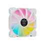 Corsair , 140mm White PWM Fan, Dual Fan Kit with Lighting Node CORE , iCUE SP140 RGB ELITE Performance , Case Fan