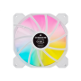 Corsair , 140mm White PWM Fan, Dual Fan Kit with Lighting Node CORE , iCUE SP140 RGB ELITE Performance , Case Fan