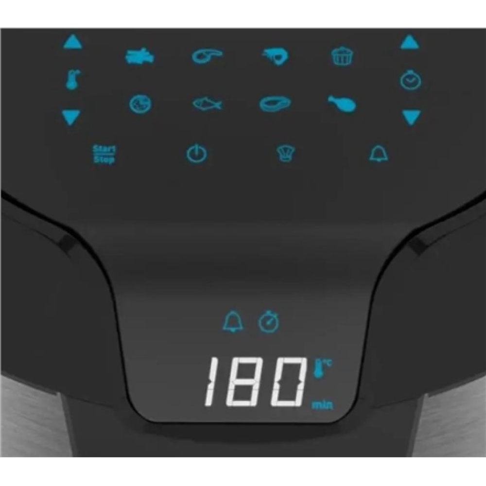 TEFAL Easy Fry XXL Air Fryer , EY701D15 , Power 1700 W , Capacity 5.6 L , Black/Silver
