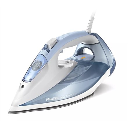 Philips , DST7011/20 , Steam Iron , 2600 W , Water tank capacity 300 ml , Continuous steam 45 g/min , Steam boost performance 220 g/min , Light Blue/Gray