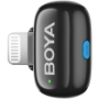 Boya , Mini-15 Ultracompact 2.4GHz Wireless Microphone System with Lightning plug , Black