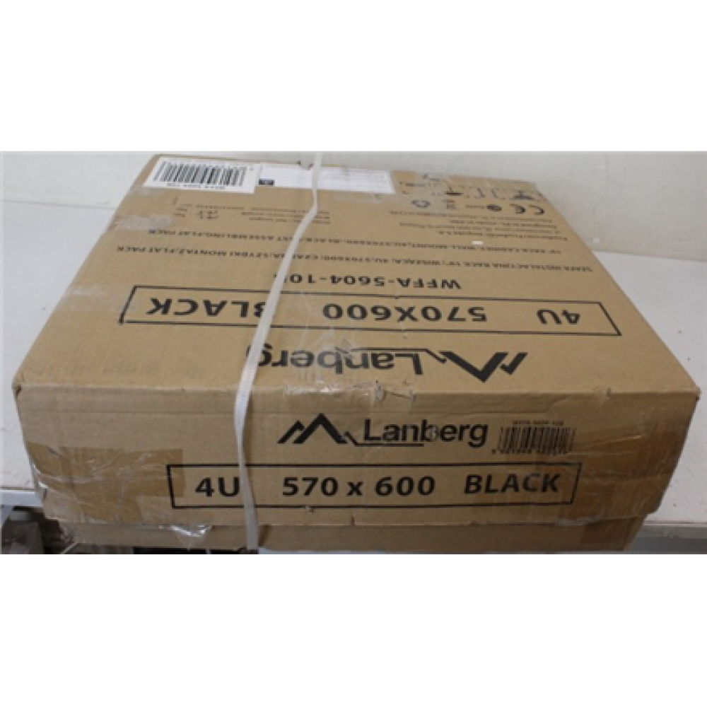 SALE OUT. Lanberg Rack cabinet 19 wall-mounted 4U 600 fast assembly (flat pack), black , SALE OUT. Lanberg Rack cabinet 19 wall-mounted 4U 600 fast assembly (flat pack) , WFFA-5604-10B , Black , DAMAGED PACKAGING, UNPACKED