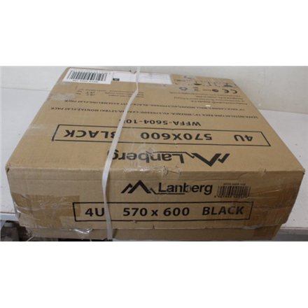 SALE OUT. Lanberg Rack cabinet 19 wall-mounted 4U 600 fast assembly (flat pack), black , SALE OUT. Lanberg Rack cabinet 19 wall-mounted 4U 600 fast assembly (flat pack) , WFFA-5604-10B , Black , DAMAGED PACKAGING, UNPACKED