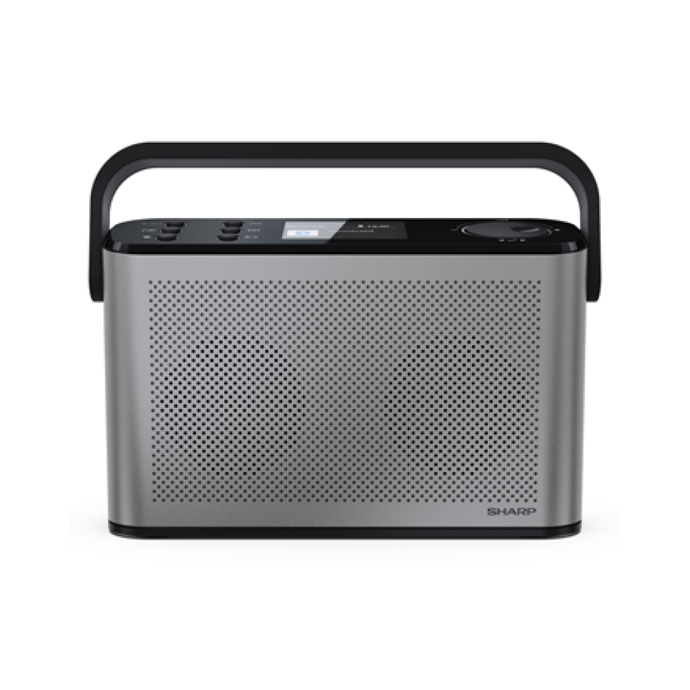 Sharp OSAKA Stereo Portable Digital Radio , DR-P540(GY) , USB port , Bluetooth , FM radio , Wireless connection