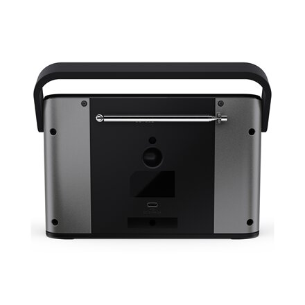 Sharp OSAKA Stereo Portable Digital Radio , DR-P540(GY) , USB port , Bluetooth , FM radio , Wireless connection
