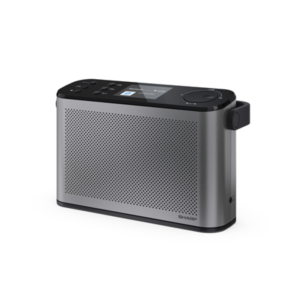 Sharp OSAKA Stereo Portable Digital Radio , DR-P540(GY) , USB port , Bluetooth , FM radio , Wireless connection