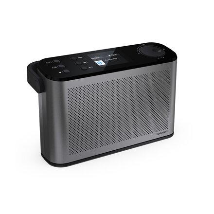 Sharp OSAKA Stereo Portable Digital Radio , DR-P540(GY) , USB port , Bluetooth , FM radio , Wireless connection