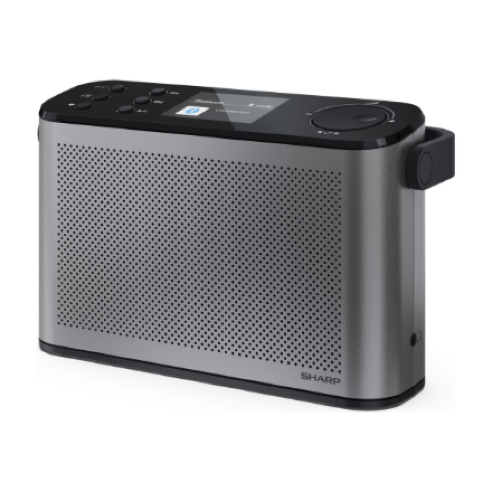 Sharp OSAKA Stereo Portable Digital Radio , DR-P540(GY) , USB port , Bluetooth , FM radio , Wireless connection