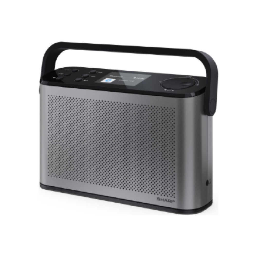 Sharp OSAKA Stereo Portable Digital Radio , DR-P540(GY) , USB port , Bluetooth , FM radio , Wireless connection