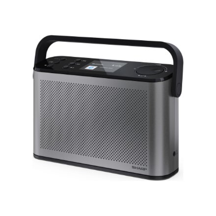 Sharp OSAKA Stereo Portable Digital Radio , DR-P540(GY) , USB port , Bluetooth , FM radio , Wireless connection