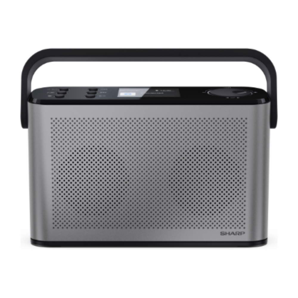 Sharp OSAKA Stereo Portable Digital Radio , DR-P540(GY) , USB port , Bluetooth , FM radio , Wireless connection