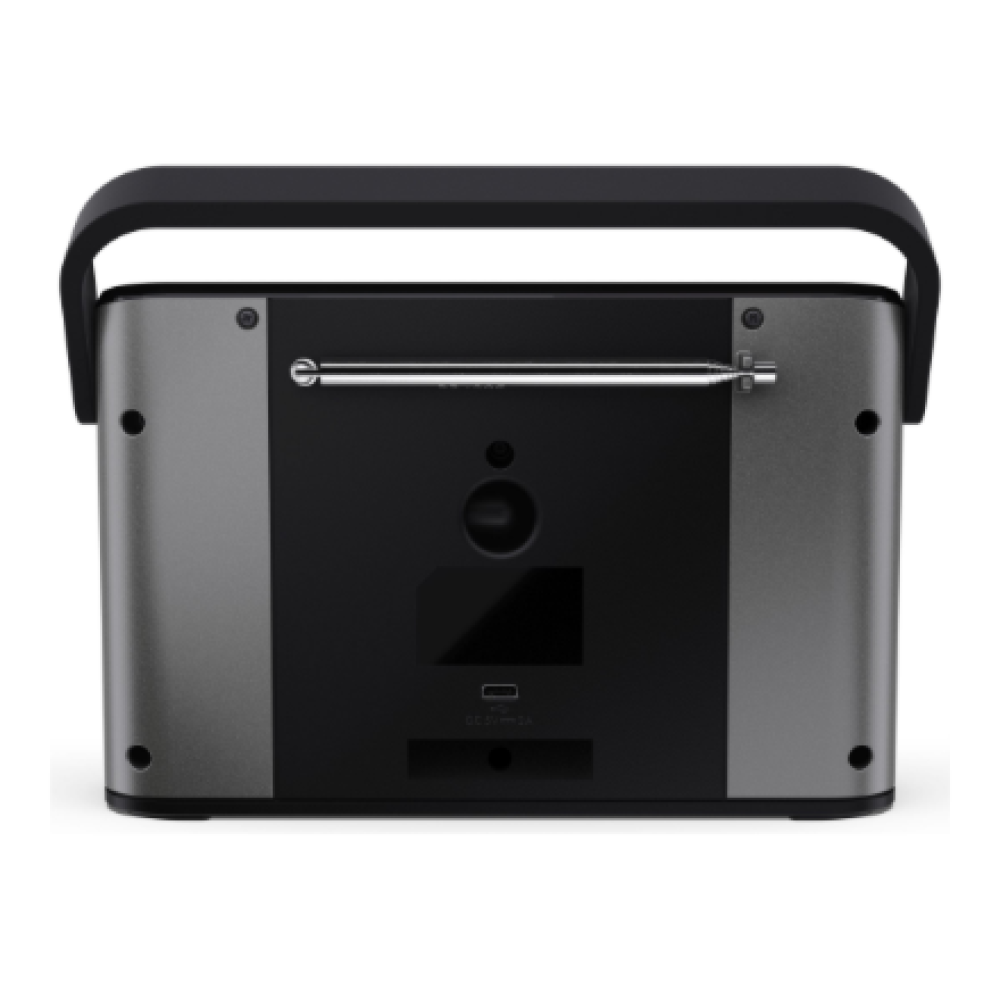 Sharp OSAKA Stereo Portable Digital Radio , DR-P540(GY) , USB port , Bluetooth , FM radio , Wireless connection