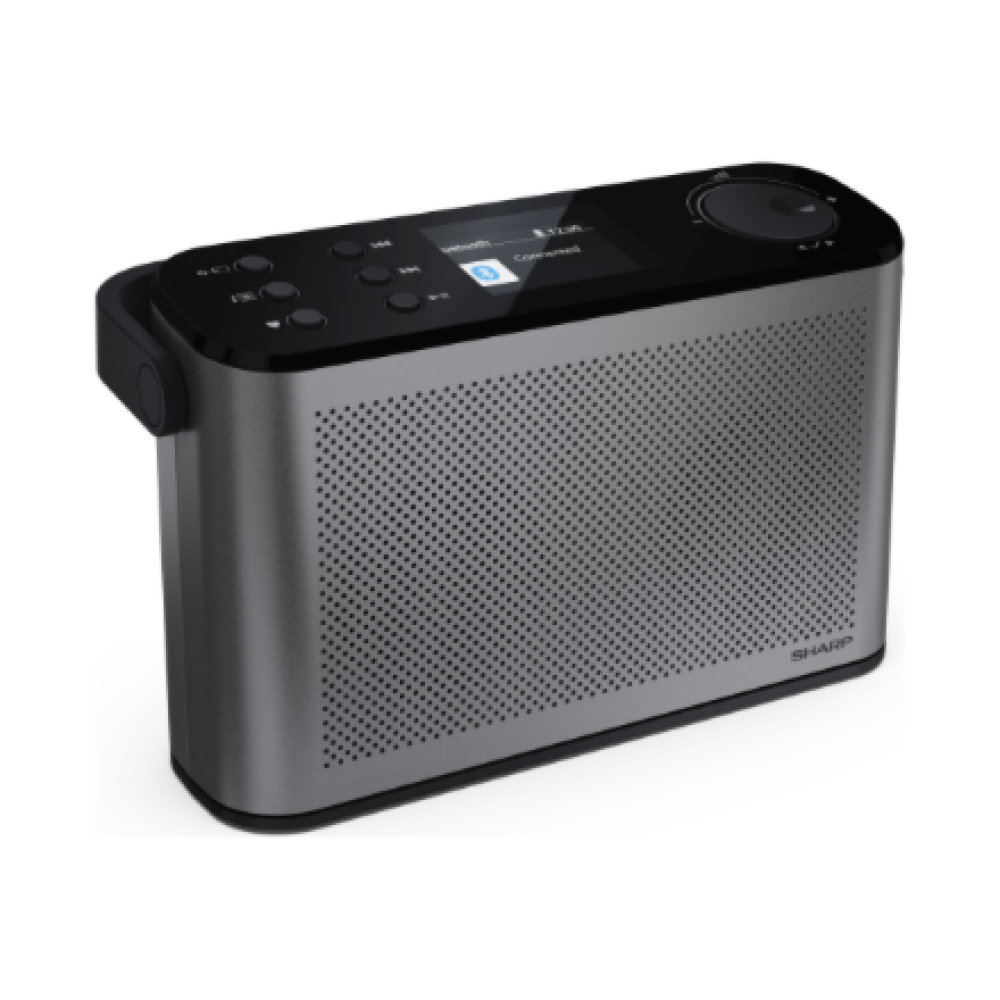 Sharp OSAKA Stereo Portable Digital Radio , DR-P540(GY) , USB port , Bluetooth , FM radio , Wireless connection