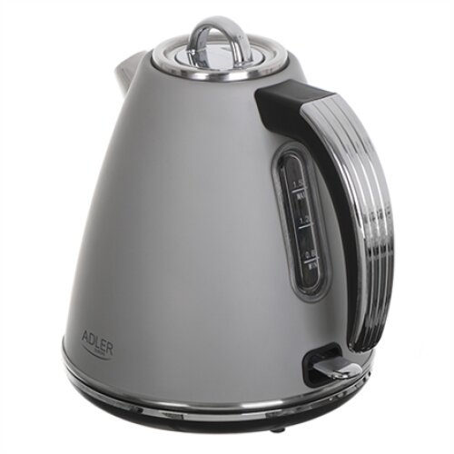 Adler Kettle AD 1343g Electric 2200 W 1.5 L Stainless steel 360° rotational base Grey