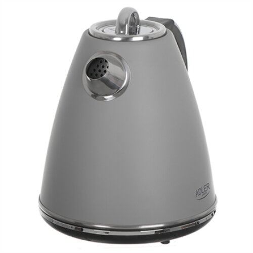 Adler Kettle AD 1343g Electric 2200 W 1.5 L Stainless steel 360° rotational base Grey