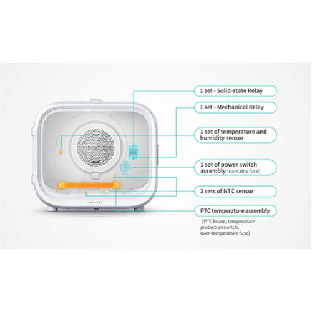 PETKIT , AirSalon Max Pro Smart Pet Dryer , White