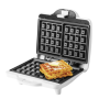 Waffle maker , S 1370 , 700 W , Number of pastry 2 , Non-stick Surface , White