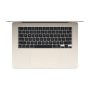 Apple MacBook , Air , Starlight , 15 , IPS , 2880 x 1864 pixels , Apple M4 , 16 GB , Solid-state drive capacity 512 GB , Apple M4 chip 10-core CPU/10-core GPU , macOS , 802.11ax , Bluetooth version 5.0 , Keyboard language Swedish , Keyboard backlit , Warr