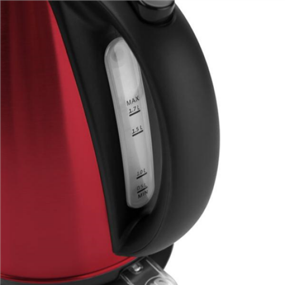 ETA , Kettle , 359090010 , Standard , 2200 W , 1.7 L , Stainless steel , 360° rotational base , Red