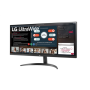 LG , 34WP500-B , 34 , IPS , UltraWide FHD , 21:9 , 75 Hz , 5 ms , 2560 x 1080 pixels , 250 cd/m² , Headphone Out , HDMI ports quantity 2 , Black , Warranty 24 month(s)