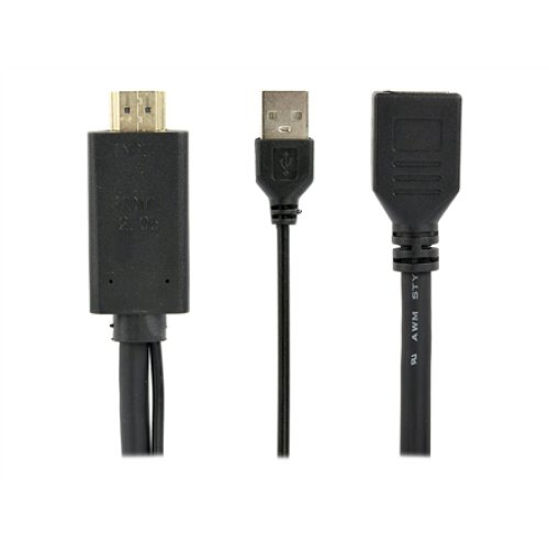 Cablexpert , Active 4K HDMI to DisplayPort Adapter , A-HDMIM-DPF-01 , Black , DisplayPort Female , HDMI Male (Type A) , 0.1 m