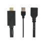 Cablexpert , Active 4K HDMI to DisplayPort Adapter , A-HDMIM-DPF-01 , Black , DisplayPort Female , HDMI Male (Type A) , 0.1 m