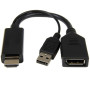 Cablexpert , Active 4K HDMI to DisplayPort Adapter , A-HDMIM-DPF-01 , Black , DisplayPort Female , HDMI Male (Type A) , 0.1 m