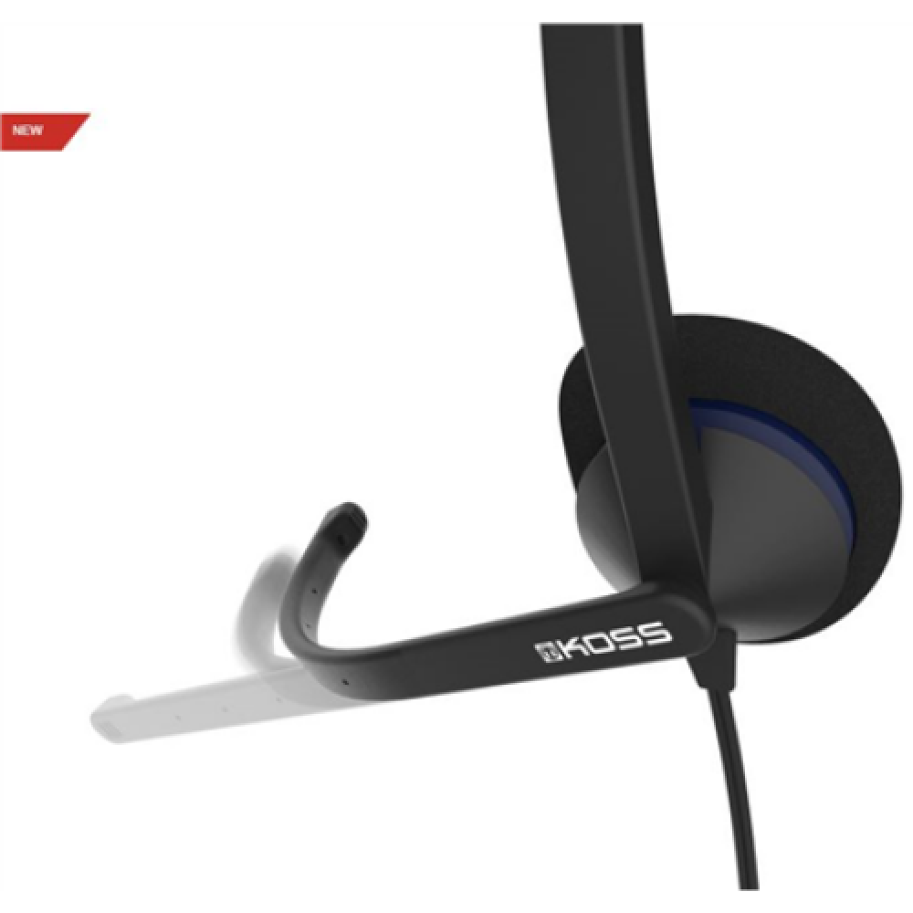 Koss , Headphones , CS195 USB , Wired , On-Ear , Microphone , Black