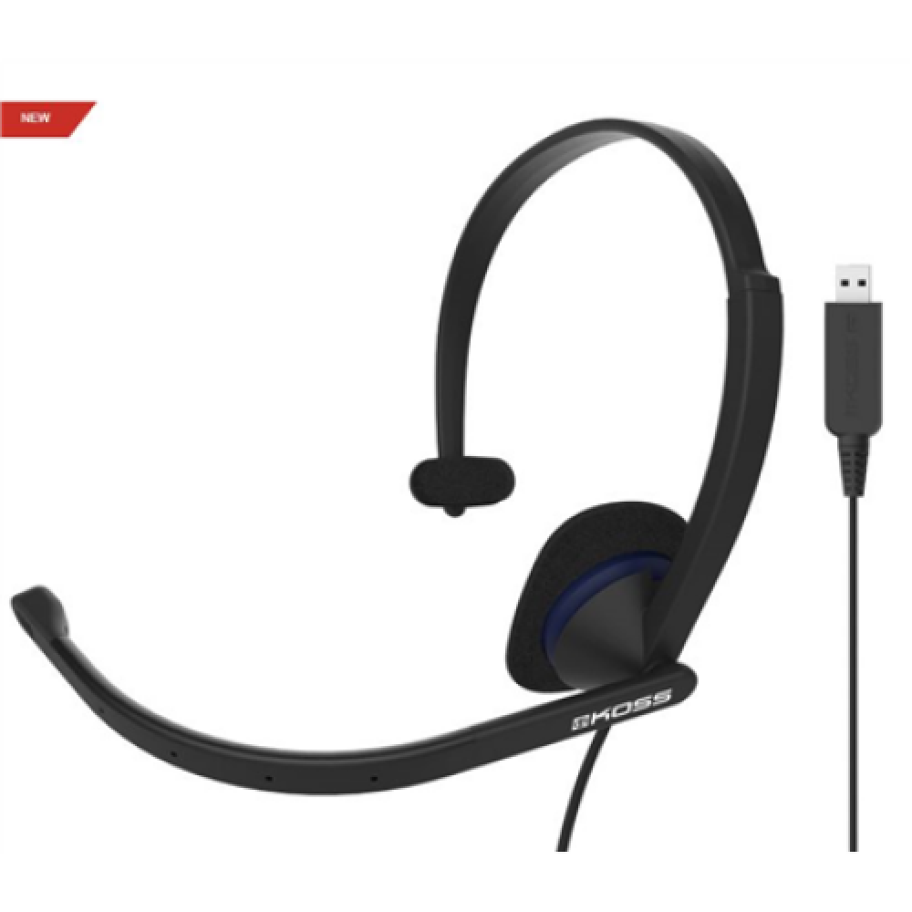 Koss , Headphones , CS195 USB , Wired , On-Ear , Microphone , Black