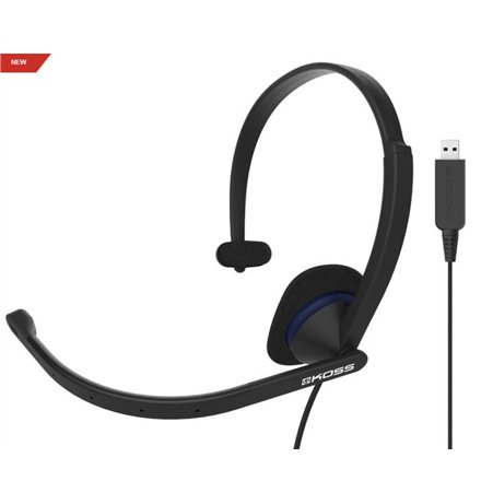 Koss , Headphones , CS195 USB , Wired , On-Ear , Microphone , Black