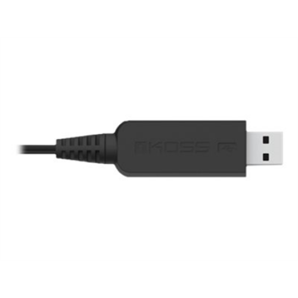 Koss , Headphones , CS195 USB , Wired , On-Ear , Microphone , Black