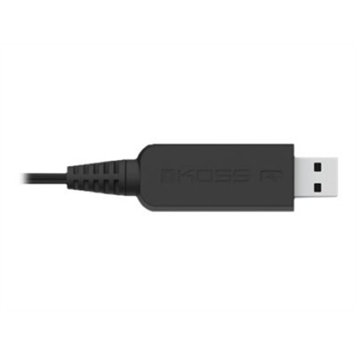 Koss , Headphones , CS195 USB , Wired , On-Ear , Microphone , Black