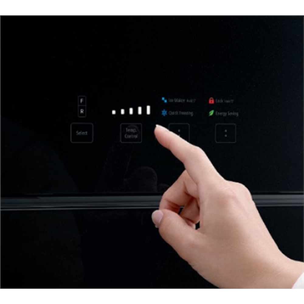 Hitachi Refrigerator R-VG541PRU0 (GGR) Energy efficiency class F, Free standing, Height 183.5 cm, No Frost system, Fridge net capacity 333 L, Freezer net capacity 117 L, Graduated Grey