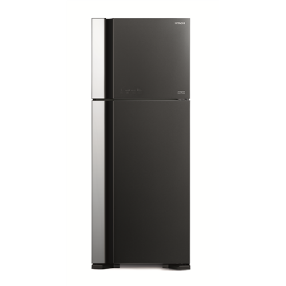 Hitachi Refrigerator R-VG541PRU0 (GGR) Energy efficiency class F, Free standing, Height 183.5 cm, No Frost system, Fridge net capacity 333 L, Freezer net capacity 117 L, Graduated Grey