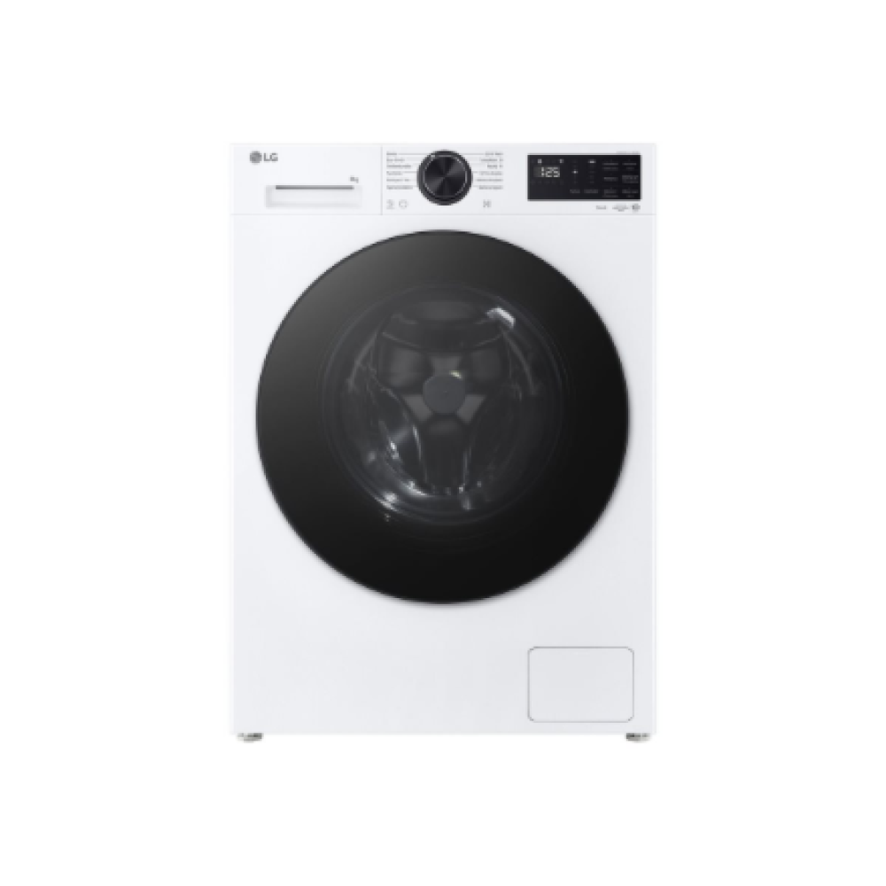 LG , Washing machine , F2X50S8TLB , Energy efficiency class A , Front loading , Washing capacity 8 kg , 1200 RPM , Depth 48 cm , Width 60 cm , Display , LED , Steam function , Direct drive , Wi-Fi , White