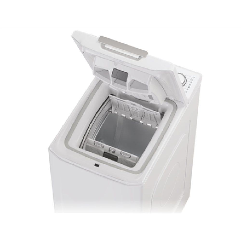 Candy Washing Machine , TCA264TM5-S , Energy efficiency class A , Top loading , Washing capacity 6 kg , 1200 RPM , Depth 60 cm , Width 41 cm , Display , Digit , White