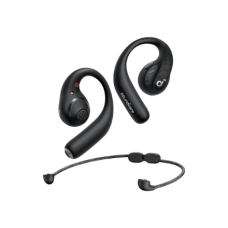 Anker Soundcore , Open-Ear Sport Headphones , AeroFit Pro , Bluetooth , Open-Ear , Microphone , Wireless , Midnight Black