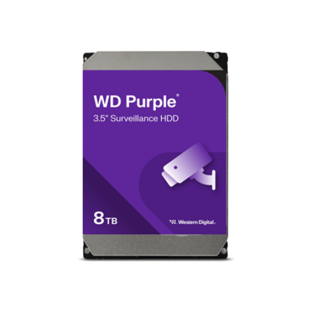 Western Digital Surveillance Hard Drive , Purple Surveillance WD85PURZ , 5640 RPM , 8000 GB