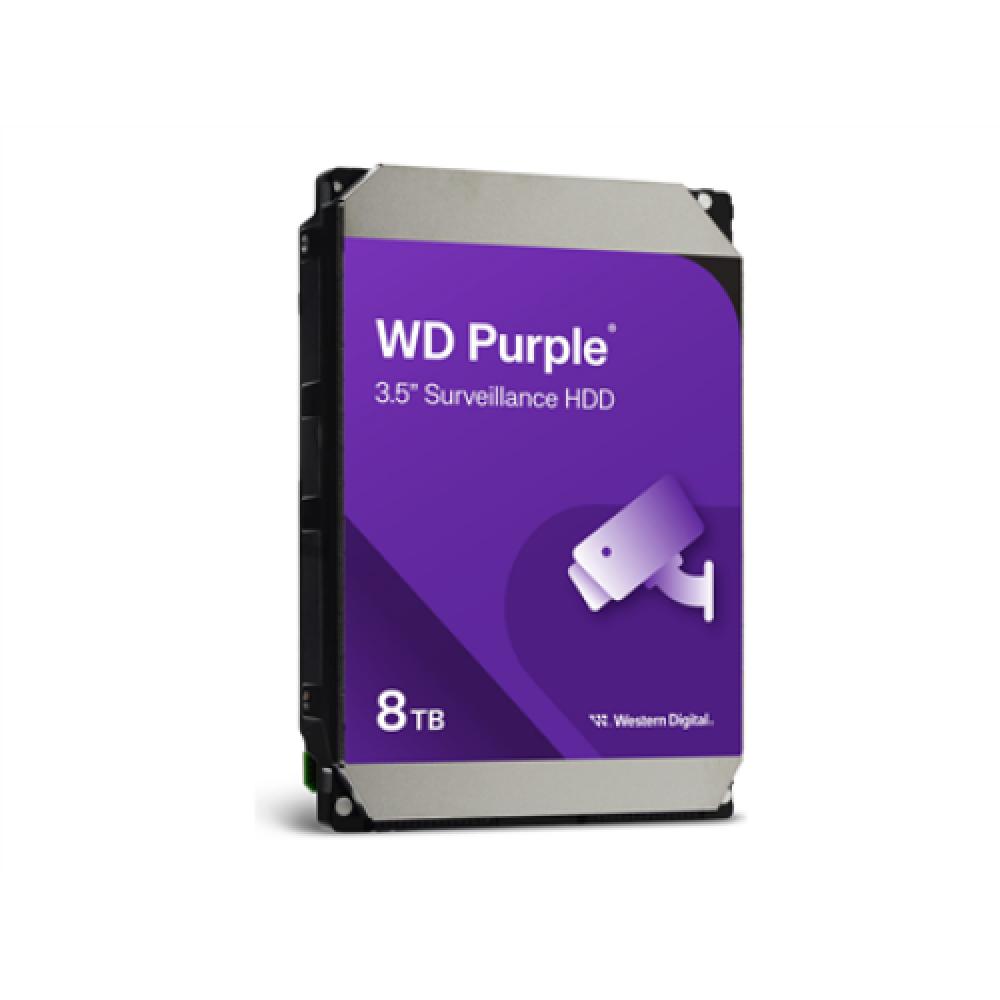 Western Digital Surveillance Hard Drive , Purple Surveillance WD85PURZ , 5640 RPM , 8000 GB