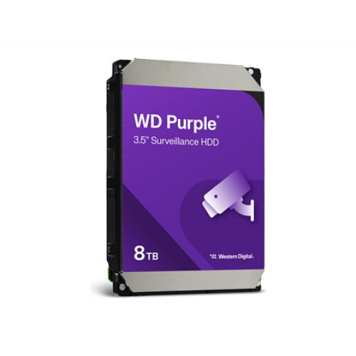 Western Digital Surveillance Hard Drive , Purple Surveillance WD85PURZ , 5640 RPM , 8000 GB