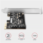 AXAGON Two-channel SATA III PCI-Express controller with two internal SATA port outputs , PCES-SJ2