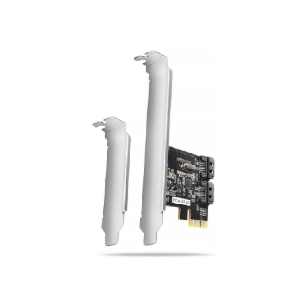 AXAGON Two-channel SATA III PCI-Express controller with two internal SATA port outputs , PCES-SJ2