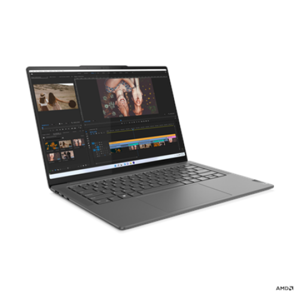 Lenovo Yoga Pro 7 14APH8 Storm Grey 14.5 IPS 2.5K Anti-glare AMD Ryzen 7 7840HS 16 GB Soldered LPDDR5x-6400 SSD 512 GB AMD Radeon 780M Graphics Windows 11 Home 802.11ax Bluetooth version 5.1 Keyboard language English Keyboard backlit Warranty 24 month(s) 