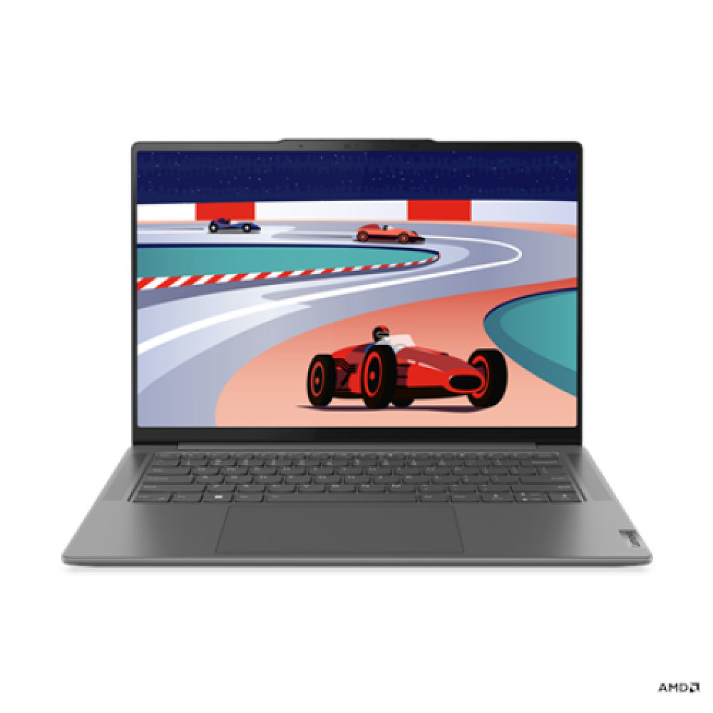 Lenovo Yoga Pro 7 14APH8 Storm Grey 14.5 IPS 2.5K Anti-glare AMD Ryzen 7 7840HS 16 GB Soldered LPDDR5x-6400 SSD 512 GB AMD Radeon 780M Graphics Windows 11 Home 802.11ax Bluetooth version 5.1 Keyboard language English Keyboard backlit Warranty 24 month(s) 