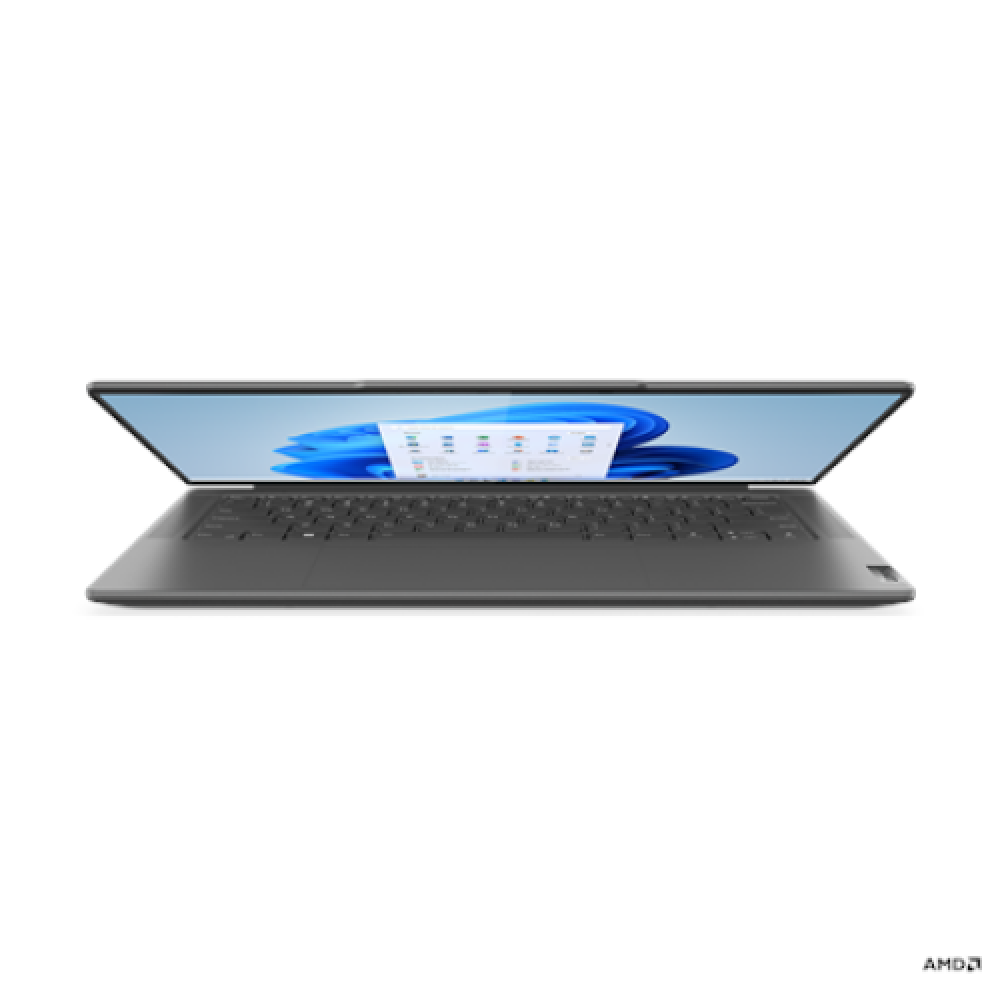 Lenovo Yoga Pro 7 14APH8 Storm Grey 14.5 IPS 2.5K Anti-glare AMD Ryzen 7 7840HS 16 GB Soldered LPDDR5x-6400 SSD 512 GB AMD Radeon 780M Graphics Windows 11 Home 802.11ax Bluetooth version 5.1 Keyboard language English Keyboard backlit Warranty 24 month(s) 