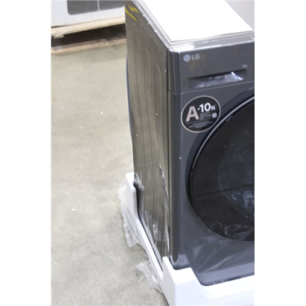 SALE OUT. LG F2WR508S2M Washing machine, A-10%, Front loading, Washing capacity 8 kg, Depth 47.5 cm, 1200 RPM, Middle Black DAMAGED PACKAGING, DENT ON SIDE , LG Washing Machine , F2WR508S2M , Energy efficiency class A-10% , Front loading , Washing capacit