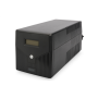 Digitus , Line-Interactive UPS , Line-Interactive UPS DN-170076, 2000VA/1200W 12V/9Ah x2 battery, 4x CEE 7/7, USB, RS232, RJ45,LCD, Simulated sine wave, 198 x 158 x 380 mm, Weight: 10.5 kg , 2000 VA , 1200 W