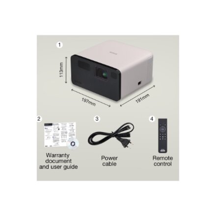 Epson EF-21W , Full HD (1920x1080) , 1000 ANSI lumens , White