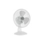 Midea , FT23-21M , Table Fan , 25 W , Diameter 23 cm , Number of speeds 2 , Oscillation , White